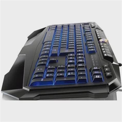 Teclado Gamer Multilaser Tc Profissional Warrior Preto Led Usb Em