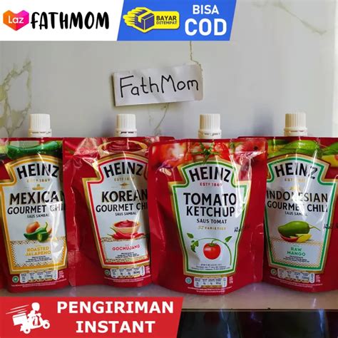 Heinz Saos Indonesian Korean Mexican Tomat Saus Sambal Gourmet