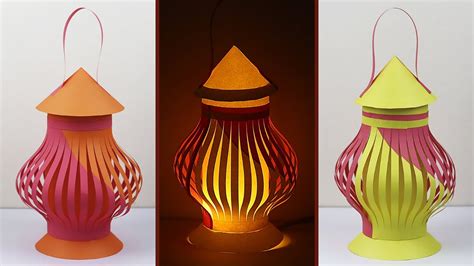 How To Make Paper Lantern For Diwali And Christmas Decorations Diwali