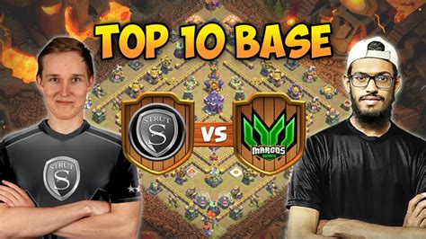 Top 10 TH15 War Base With Link Strut Esports Vs Marcos Esports Bases