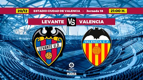 Laliga Santander Levante Valencia Horario Y D Nde Ver En Tv Hoy El