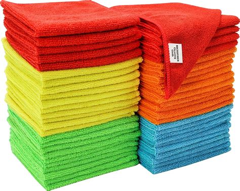 S T 968601 Lot De 50 Chiffons De Nettoyage En Microfibre Amazon Ca Auto