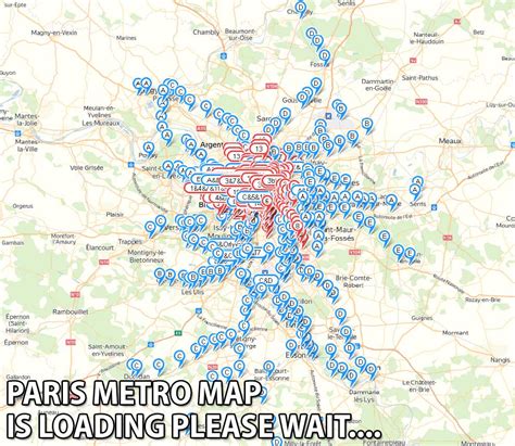 Paris Metro Map 2023