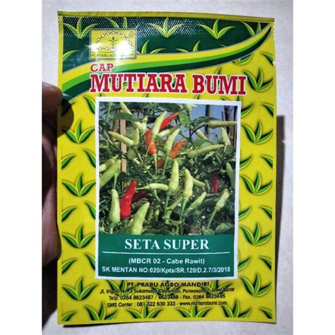 Jual Benih Cabe Rawit Seta Super Gram Bibit Cabai Seta Super Crm