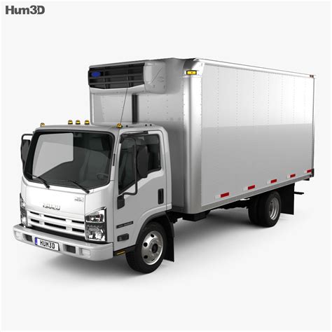 Isuzu NRR Camión Frigorífico 2017 Modelo 3D Descargar Camión on