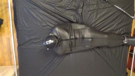 Bound In Leather Suit Caged Gay BDSM BDSM Porn XHamster