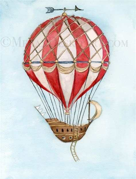 Steampunk Hot Air Balloon Drawings