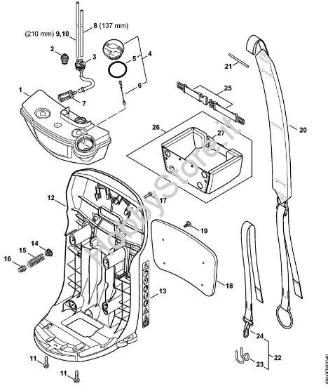 Serbatoio Carburante Dorsale SR 200 Categoria SR 200 STIHL