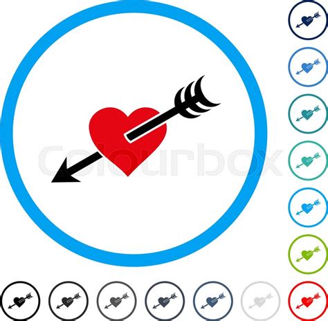 Arrow With Heart Vector At Vectorified Collection Of Arrow With