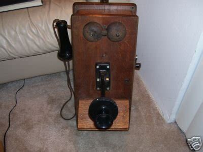 Antique Stromberg Carlson Wall Phone For Parts