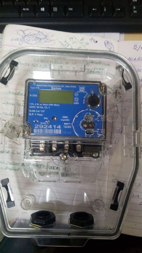 Ac Genus Single Phase Multi Function Dlms Energy Meter With Box For