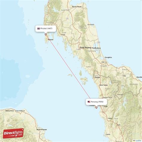 Direct Flights From Phuket To Penang HKT To PEN Non Stop