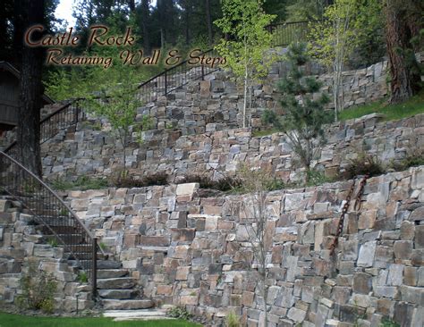 Castle Rock Retaining Wall Block And Steps K Stone