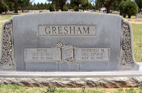 Amanda Irene Pearson Gresham 1903 1966 Mémorial Find a Grave