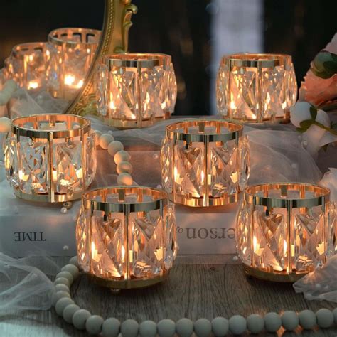 Kolnlala Ps Tabletop Tealight Crystal Candle Holders X Class