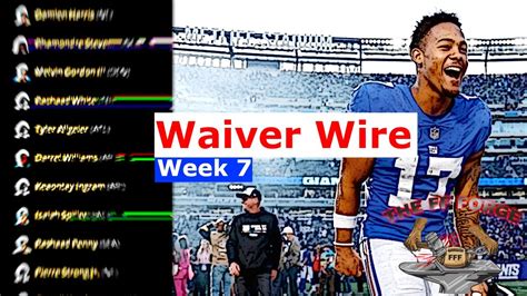 Week 7 Waiver Wire Options Fantasy Football 2022 Addsdrops Top