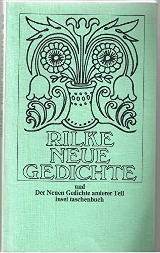 Neue Gedichte Der Neuen Gedichte Anderer Teil Von Rilke Rainer Maria