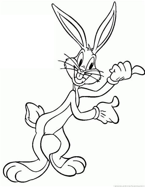 Dibujo Divertido Bugs Bunny Para Colorear Imprimir E Dibujar Porn Sex