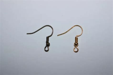 CROCHETS SUPPORT BOUCLE d oreille 50 bronzes 50 dorés nombre au choix