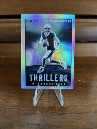 Panini Rookies And Stars Thrillers Silver Prizm Derek Carr Th