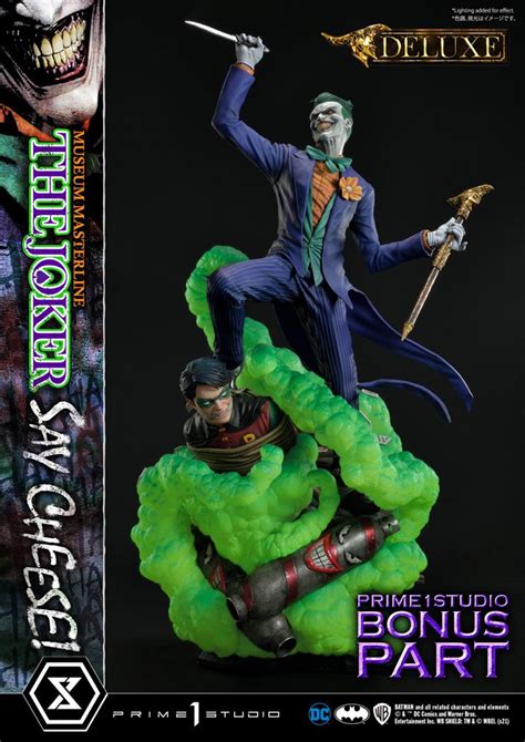 K B Dc Comics Statue The Joker Say Cheese Deluxe Bonus Version