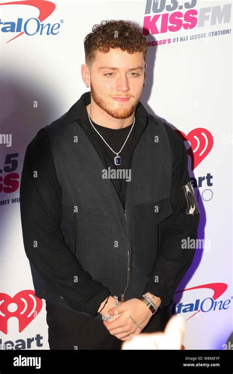 Bazzi Arrives At The Iheartradio Jingle Ball At The Allstate Arena In