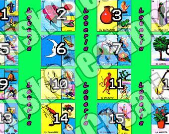 Printable Loteria Cards The Complete Set Of Tablas Printable