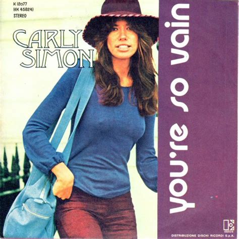 Carly Simon – You're So Vain (1973, Vinyl) - Discogs