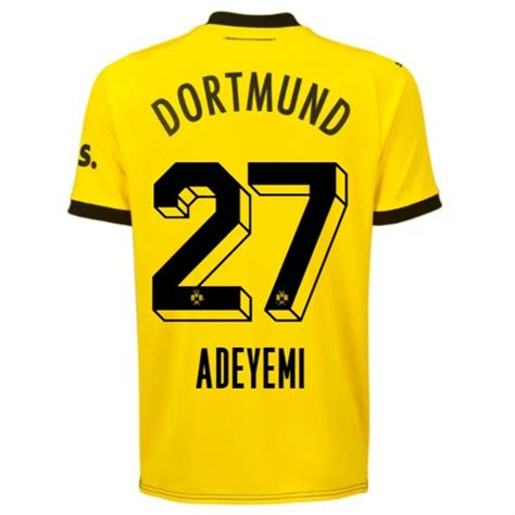 Camisetas fútbol BVB Borussia Dortmund Adeyemi 27 1ª equipación 2023