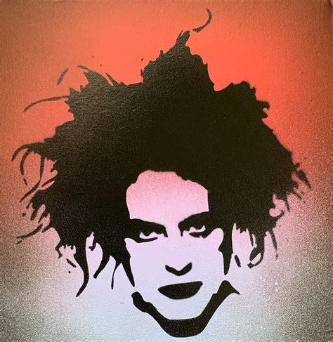 Robert Smith The Cure Painting By Tom Power