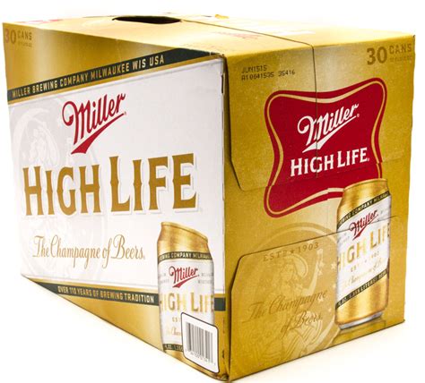 Miller High Life (30pk-12oz Cans) – Cambridge Wines