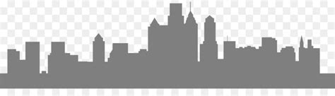 Philadelphia Skyline Silhouette - Skyline Silhouette Illustration png ...