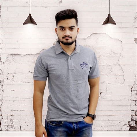 Mens Cotton Collar Neck T Shirt Size S To Xxl At Rs 649 Piece In