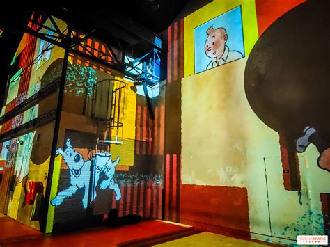 Tintin L Aventure Immersive L Atelier Des Lumi Res L Exposition