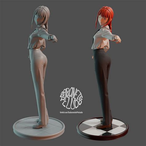 Archivo D Makima De Chainsaw Man Modelo Para Descargar Y Imprimir