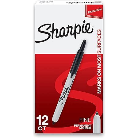 Amazon Sharpie Retractable Permanent Markers Ultra Fine Point