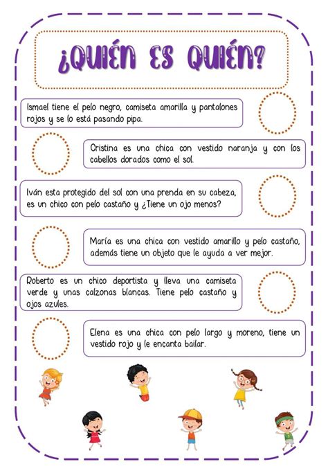 Descripciones Ficha Interactiva Learning Support Spanish Language