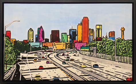 Dallas Skyline 2 - Joel Anderson Art