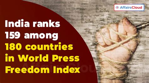 Overview Of World Press Freedom Index India Ranks Th Norway Tops