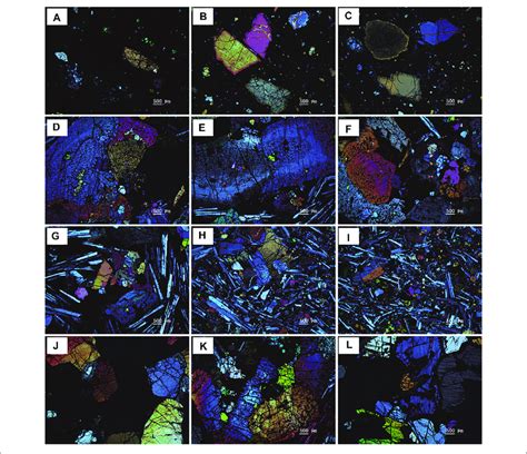 Representative Photomicrographs Showing Typical Petrographic Features