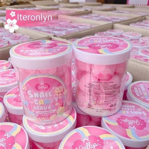 Snail Candy Scrub Skin Whitening Free Box Bubble Shopee Singapore