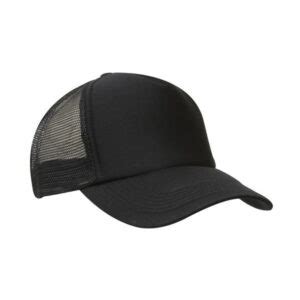 Mesh Trucker Cap Black Site Ware Direct Workwear Ppe Safety