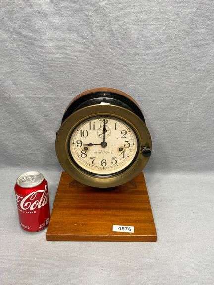 Antique Seth Thomas Ships Clock Dixons Auction At Crumpton