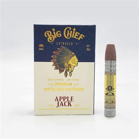 Apple Jack Cartridge Big Chief Thc Cartridges Ganja Shop Uk