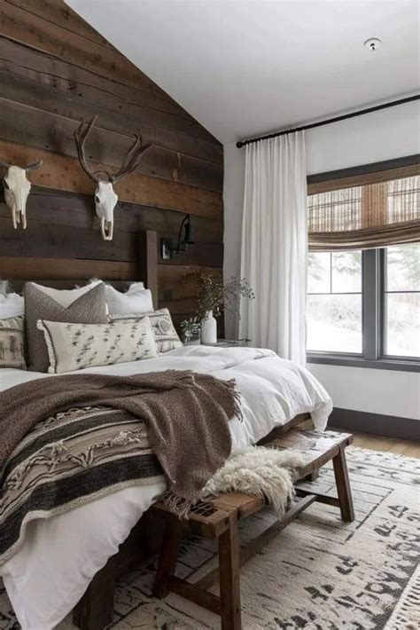 25 Captivating Brown And White Bedroom Ideas You’ll Love In 2024 Brown Bedroom Wood Walls