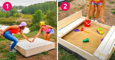 How To Make A Diy Wooden Sandbox To Build A Creative Outdoor Play Area