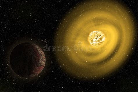 L La Estrella M S Grande En El Ejemplo Del Universo Stock De