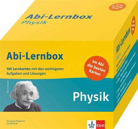 Amazon In Buy Abi Lernbox Physik 100 Lernkarten Mit Den Wichtigsten