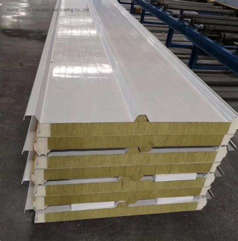 Roof Wall Fireproof Insulated EPS Rock Glass Wool PU Polyurethane PIR