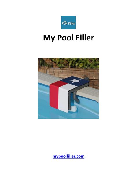 My Pool Filler by MyPoolFiller - Issuu